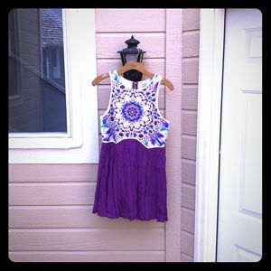 Purple Skater Dress